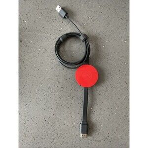 Google Chromecast 2 1080p Media Streaming Device - Red (NC2-6A5)